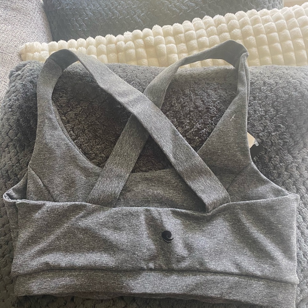 Sports bra - grey new with tags